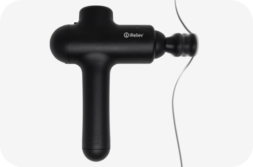 Hand-held massager  iReliev Percussion Massage Gun, massage gun massage guns, massager gun, gun massage,hand held massager gun, handheld massage gun, handheld massager gun, back massager gun, massage machine gun,